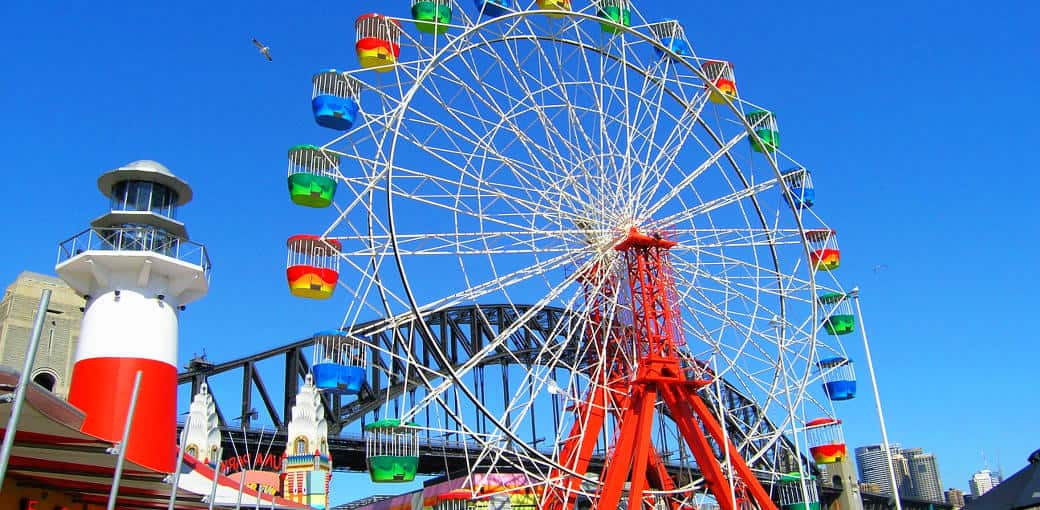 Best Australian Theme Parks for Kids luna park sydney