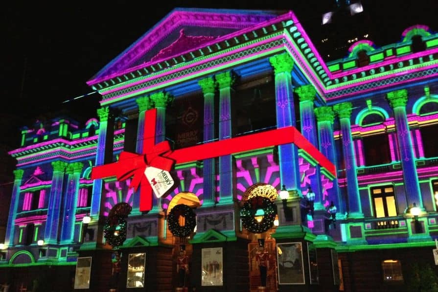 christmas lights melbourne - Town Hall