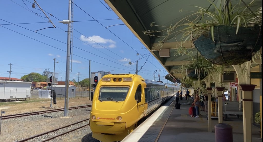 Review Taking The Tilt Train From Brisbane To Bundaberg With Kids