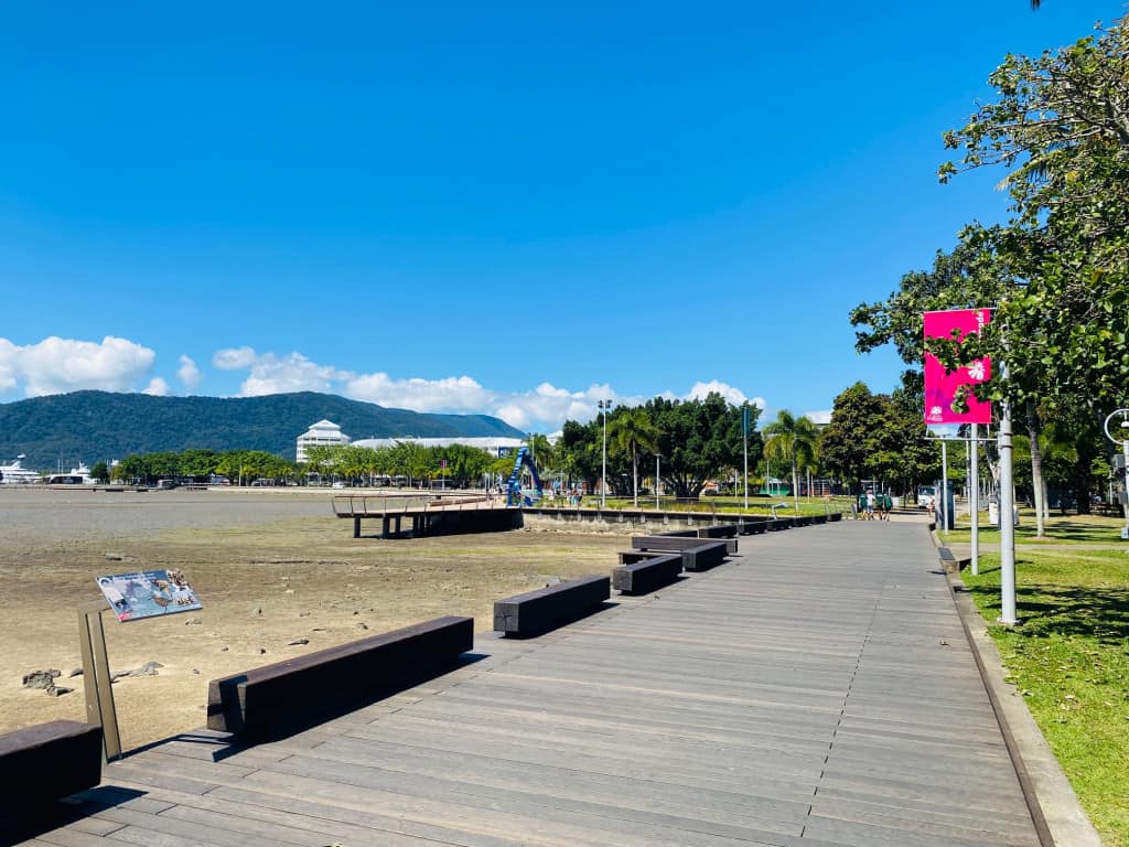 free things to do in Cairns - the esplanade boardwalk